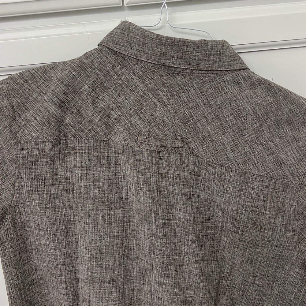 Grey button down Quick Dry dress - Picture 6 of 7